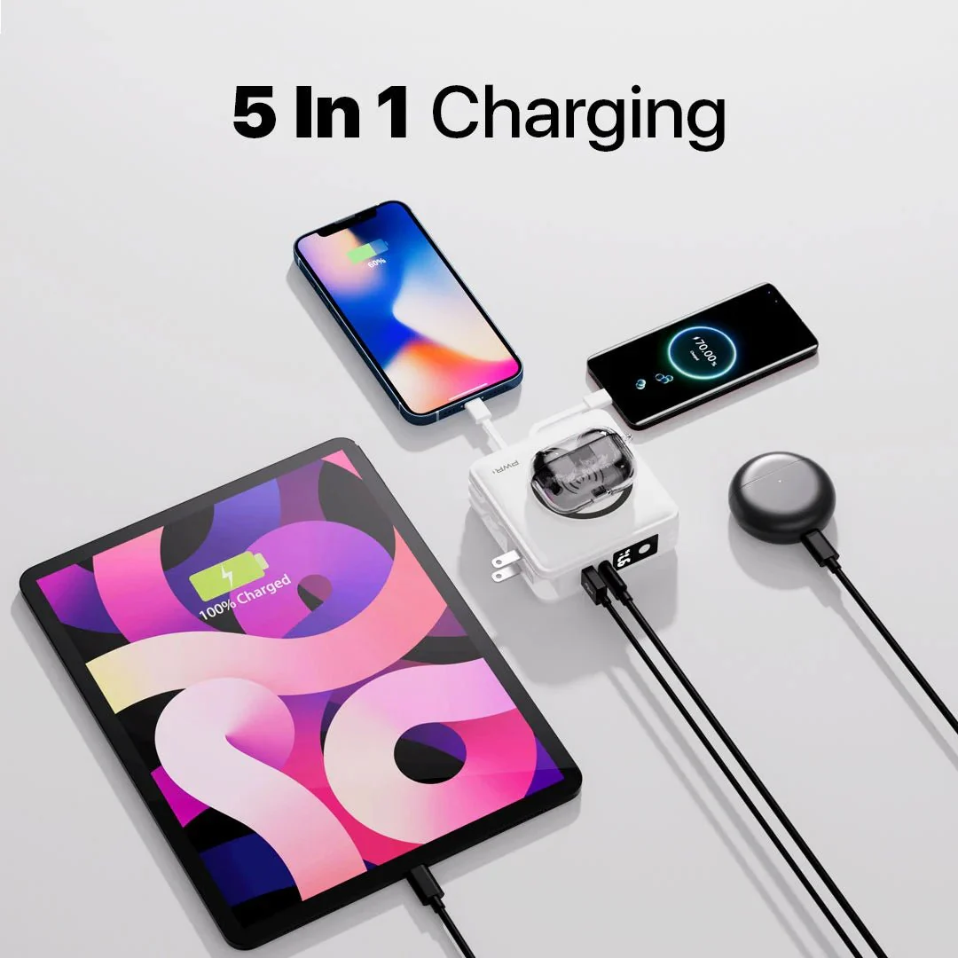 Travel PRO 5 in 1 Power Bank + Case + Cord (BOGO Free) - Image 2